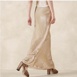 Banana Republic Alina Sequin Maxi Skirt NWT Size XL